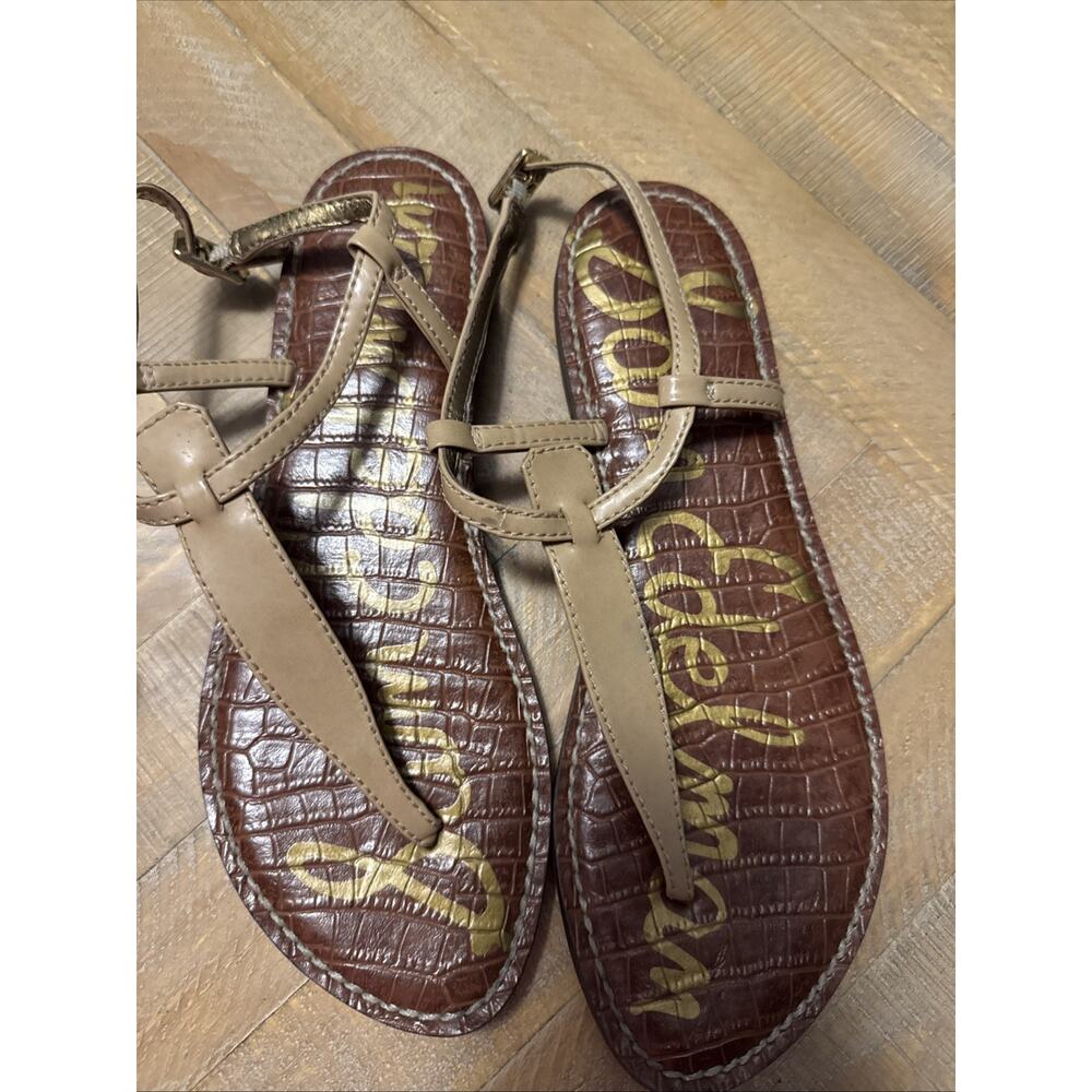 Sam Edelman Gigi Ankle Strap Sandals Brown Leather - size 7.5